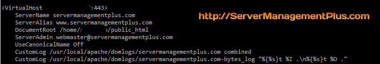 apache vhost default server